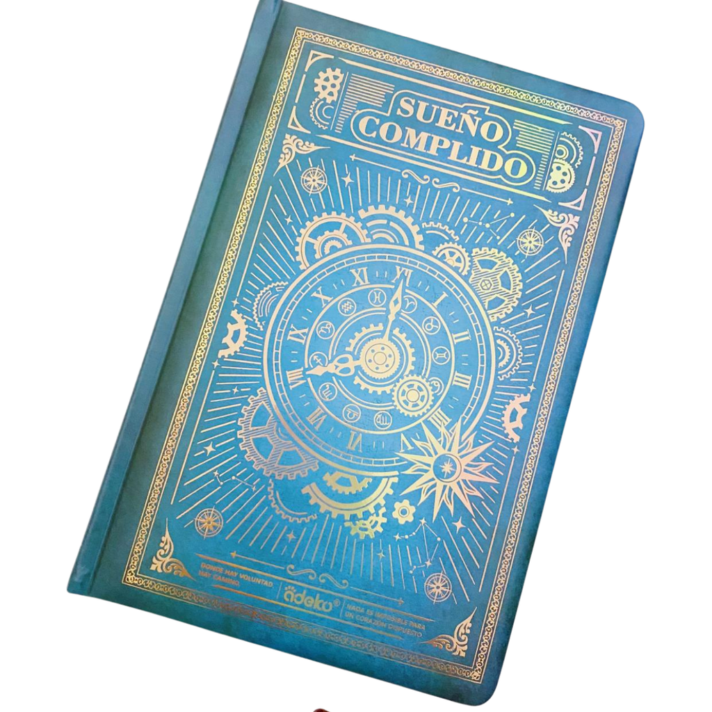 Libreta Hojas Decoradas Sueño Cumplido