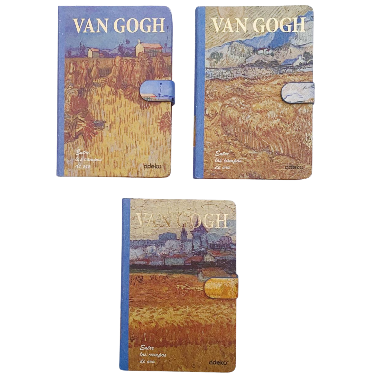 Libreta Van Gogh Hojas Decoradas Y Kraft Vintage
