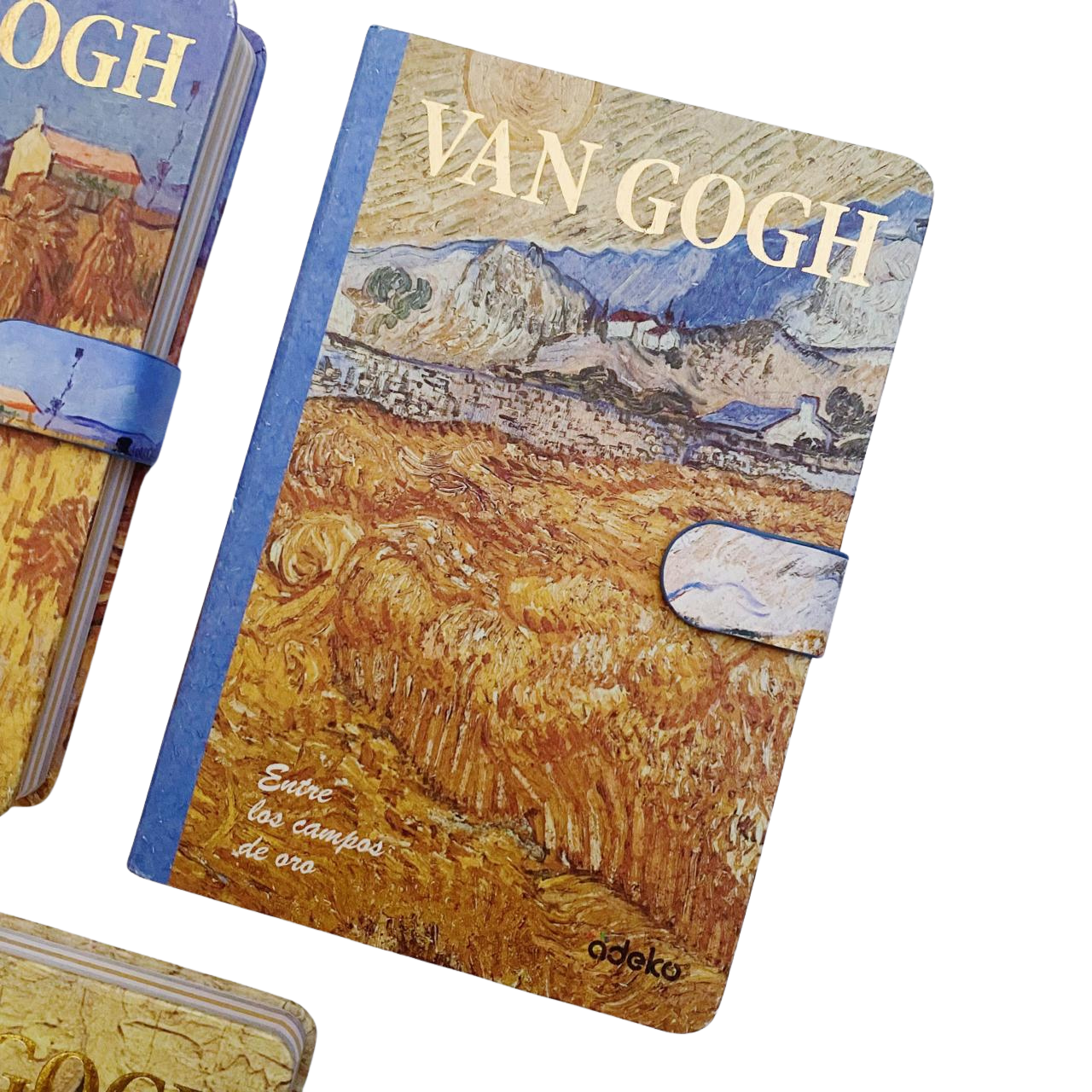 Libreta Van Gogh Hojas Decoradas Y Kraft Vintage