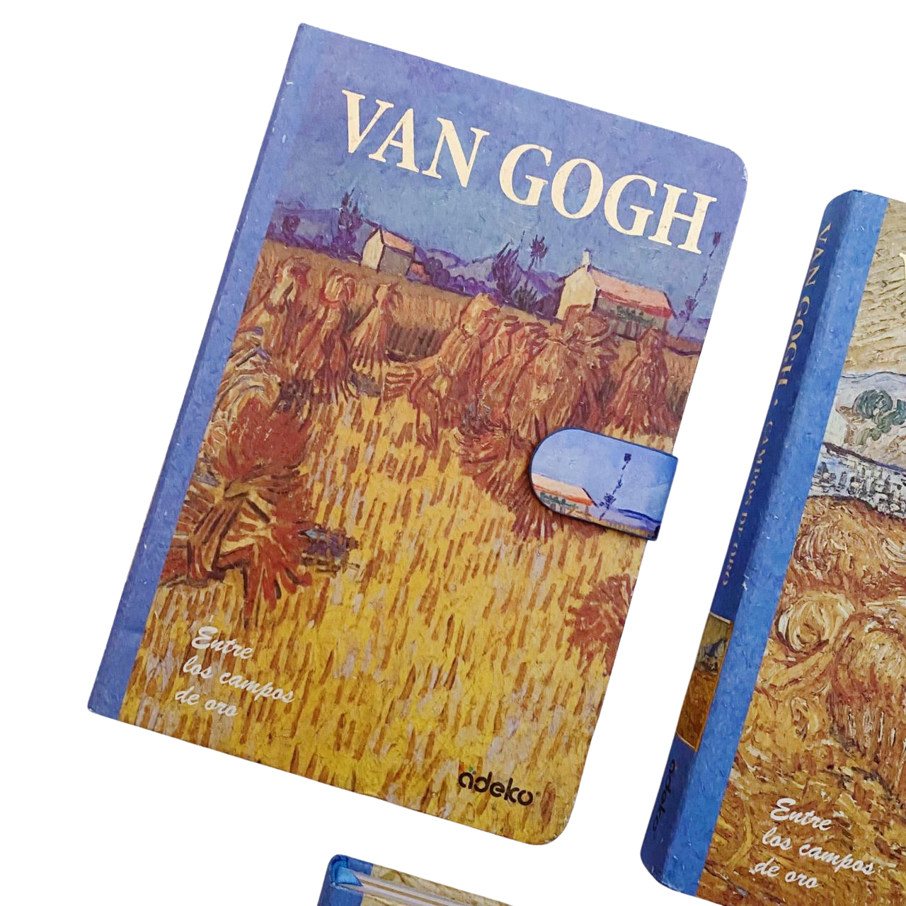 Libreta Van Gogh Hojas Decoradas Y Kraft Vintage