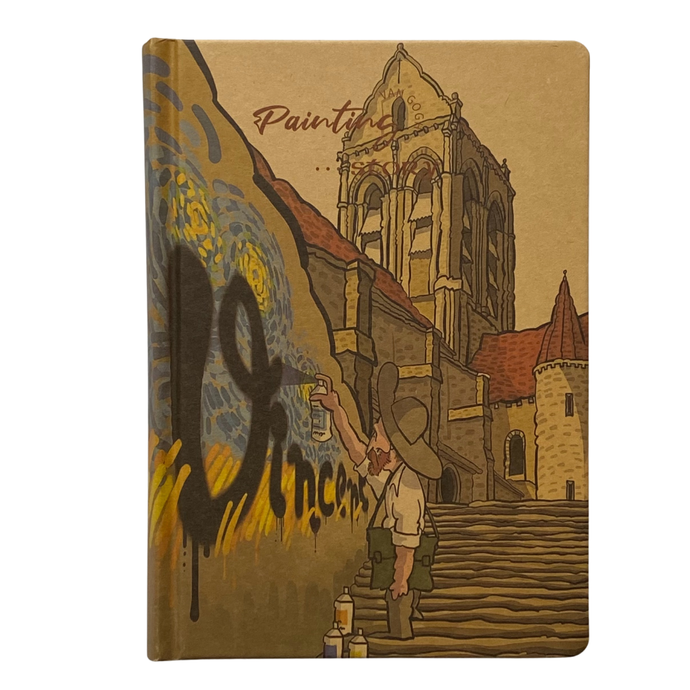 Libreta con Portada Van Gogh y Hojas Kraft
