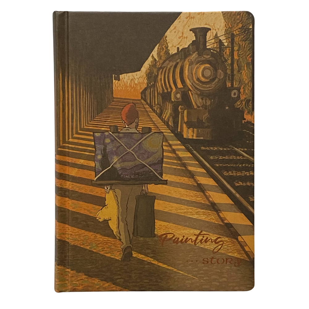 Libreta con Portada Van Gogh y Hojas Kraft