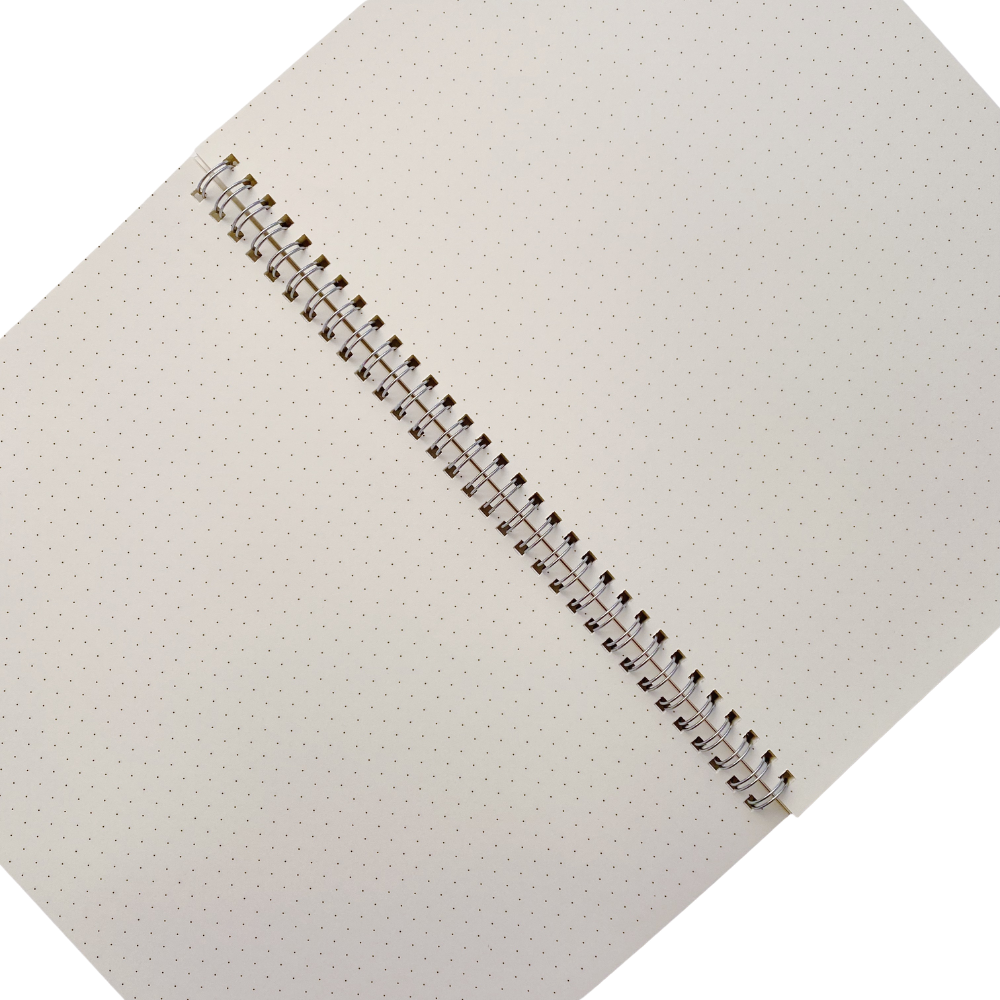 Libreta Pasta Transparente Puntos