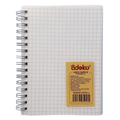 Libreta Pasta Transparente Cuadro Chico