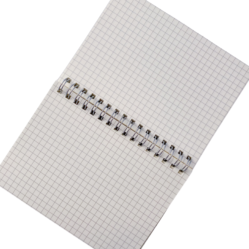 Libreta Pasta Transparente Cuadro Chico