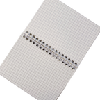 Libreta Pasta Transparente Cuadro Chico
