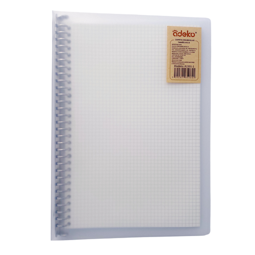 Carpeta Infinita con Pasta Transparente - Cuadro Chico