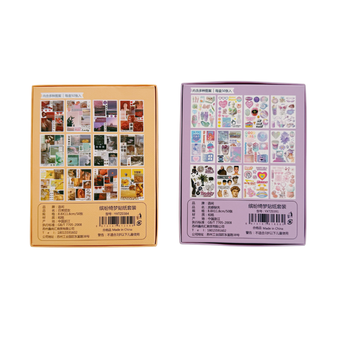Set Stickers Papel de Arroz - Yuxian