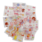 Stickers Acetato Ositos Kawaii - 100 Piezas