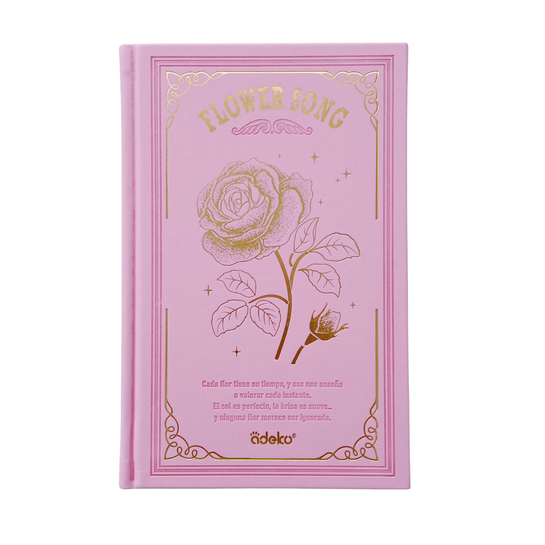Libreta Decorada Flower Song