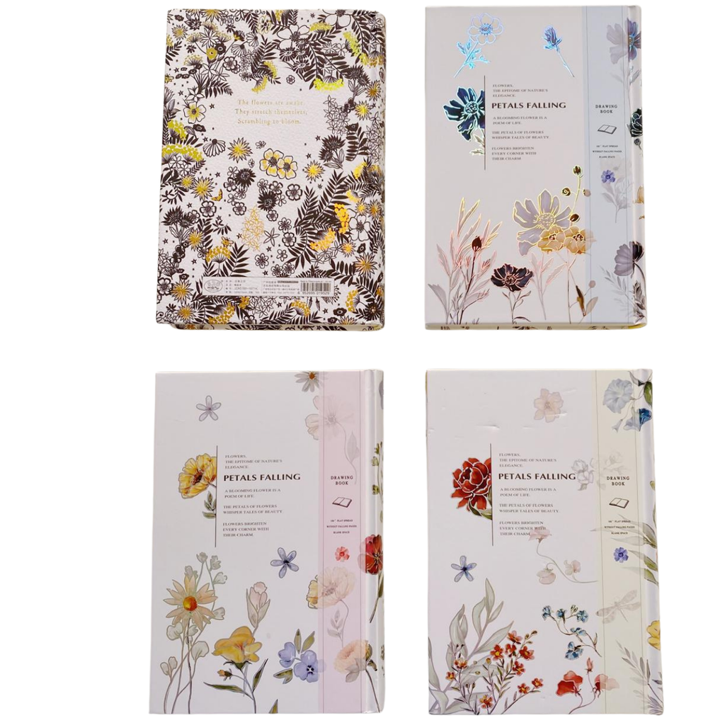 Libreta Sketchbook Hojas Blancas The Flower
