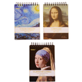 Libreta Sketchbook Van Gogh Arillo 240g Hojas Blancas
