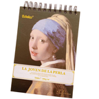 Libreta Sketchbook Van Gogh Arillo 240g Hojas Blancas