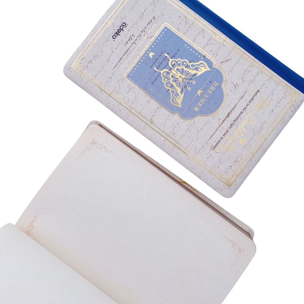 Libreta De Hojas Decorada The Butterfly Acolchada