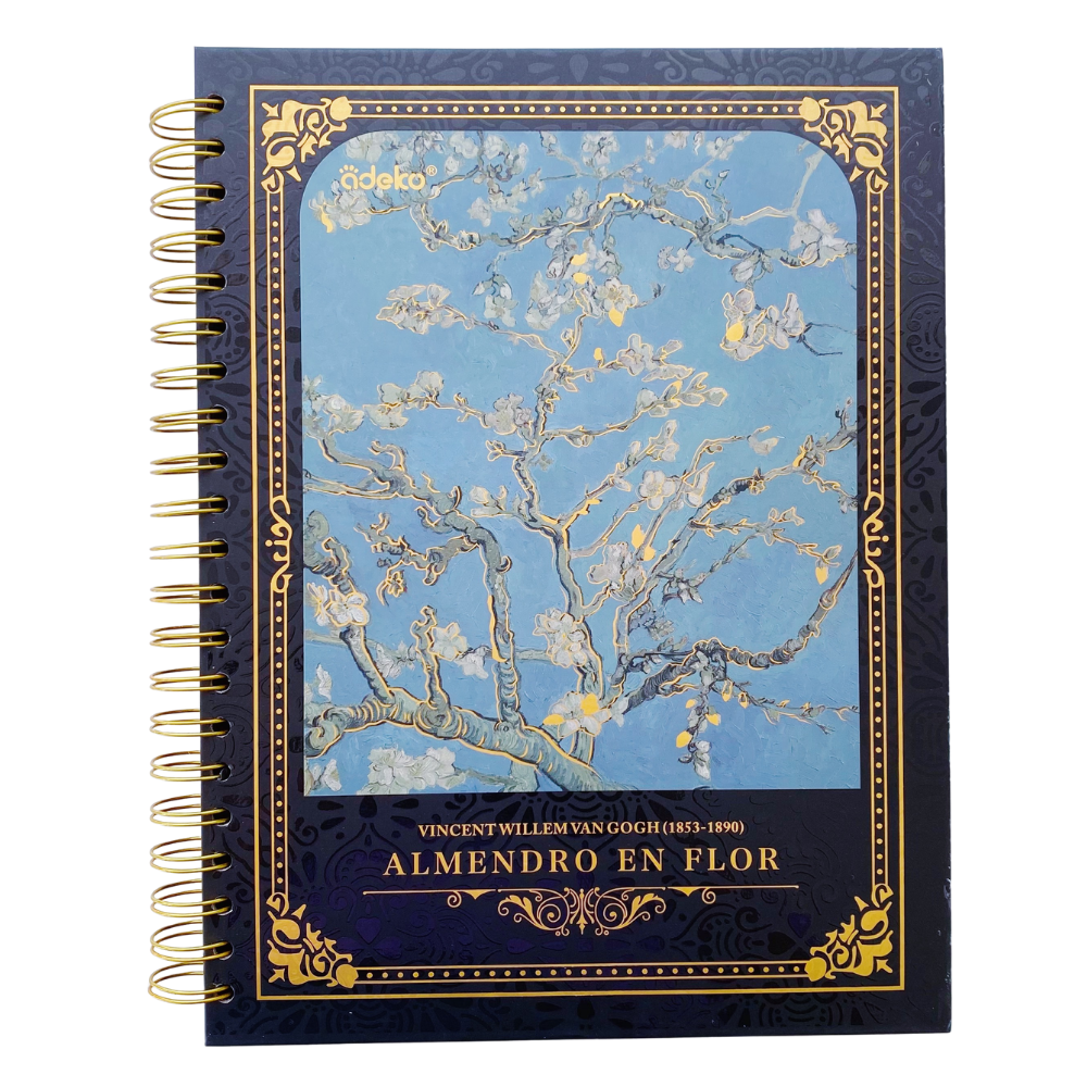 Libreta Hojas Negras - Profesional Van Gogh