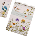Libreta Sketchbook Hojas Blancas Flower World