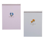 Libreta Sketchbook Hojas Blancas Flower World