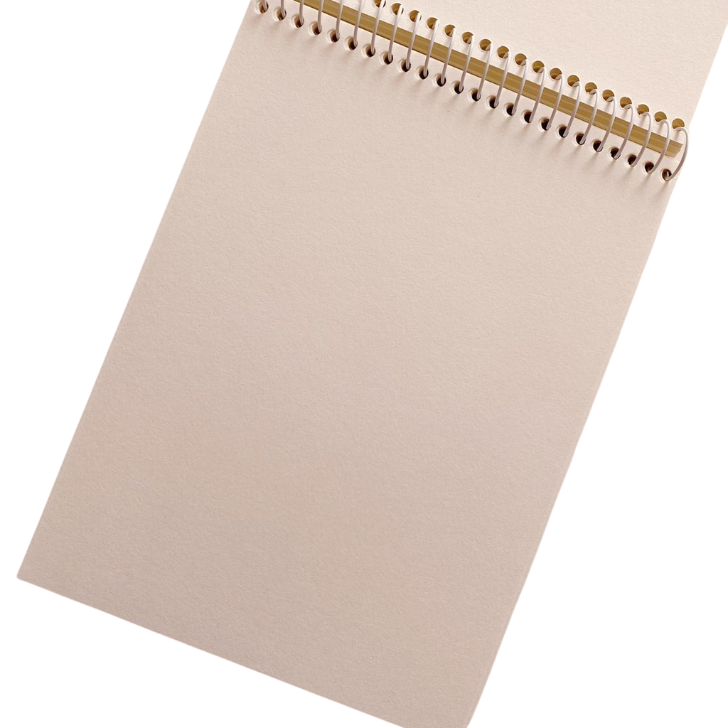 Libreta Sketchbook Hojas Blancas Flower World