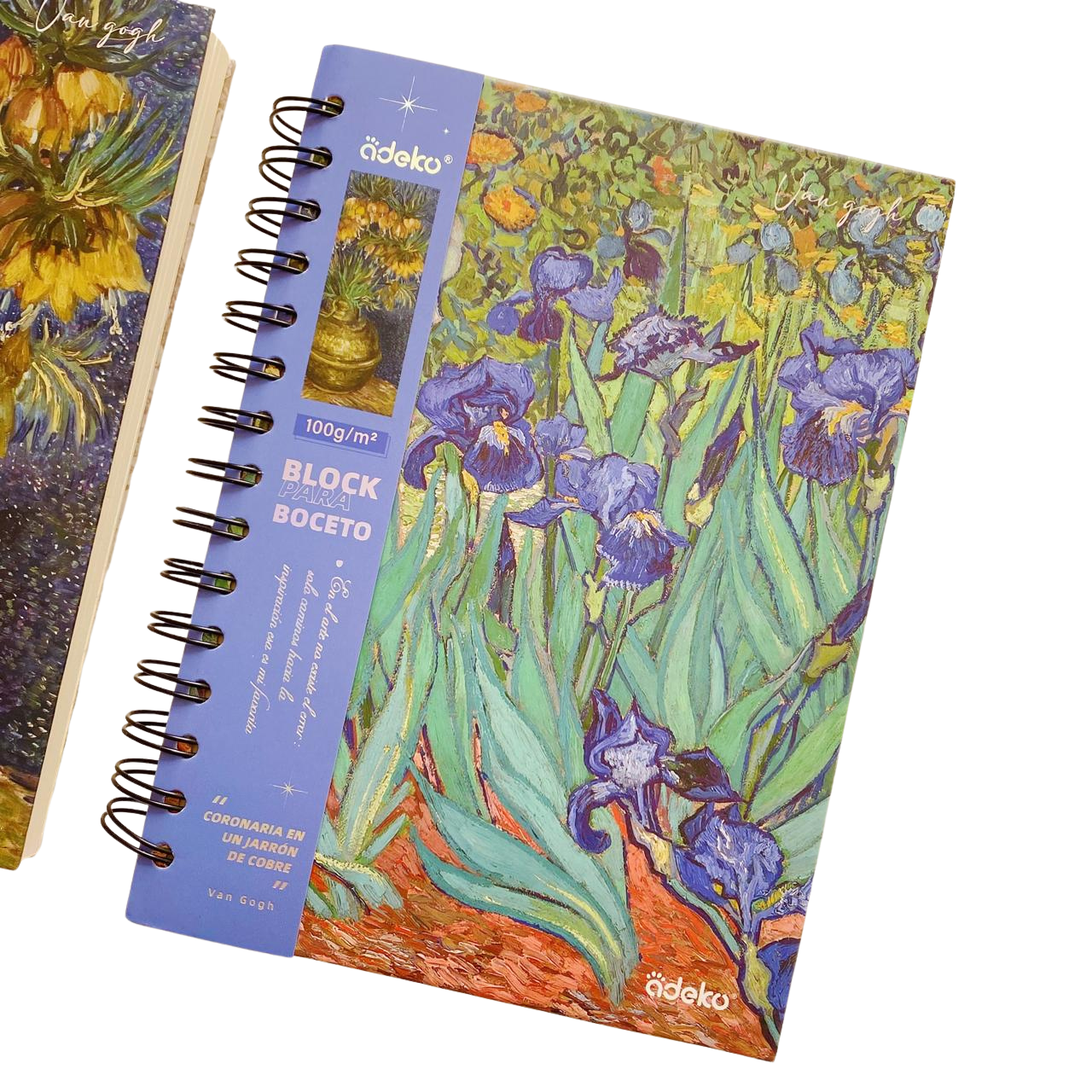 Libreta Sketchbook Hojas Blancas Van Gogh A5