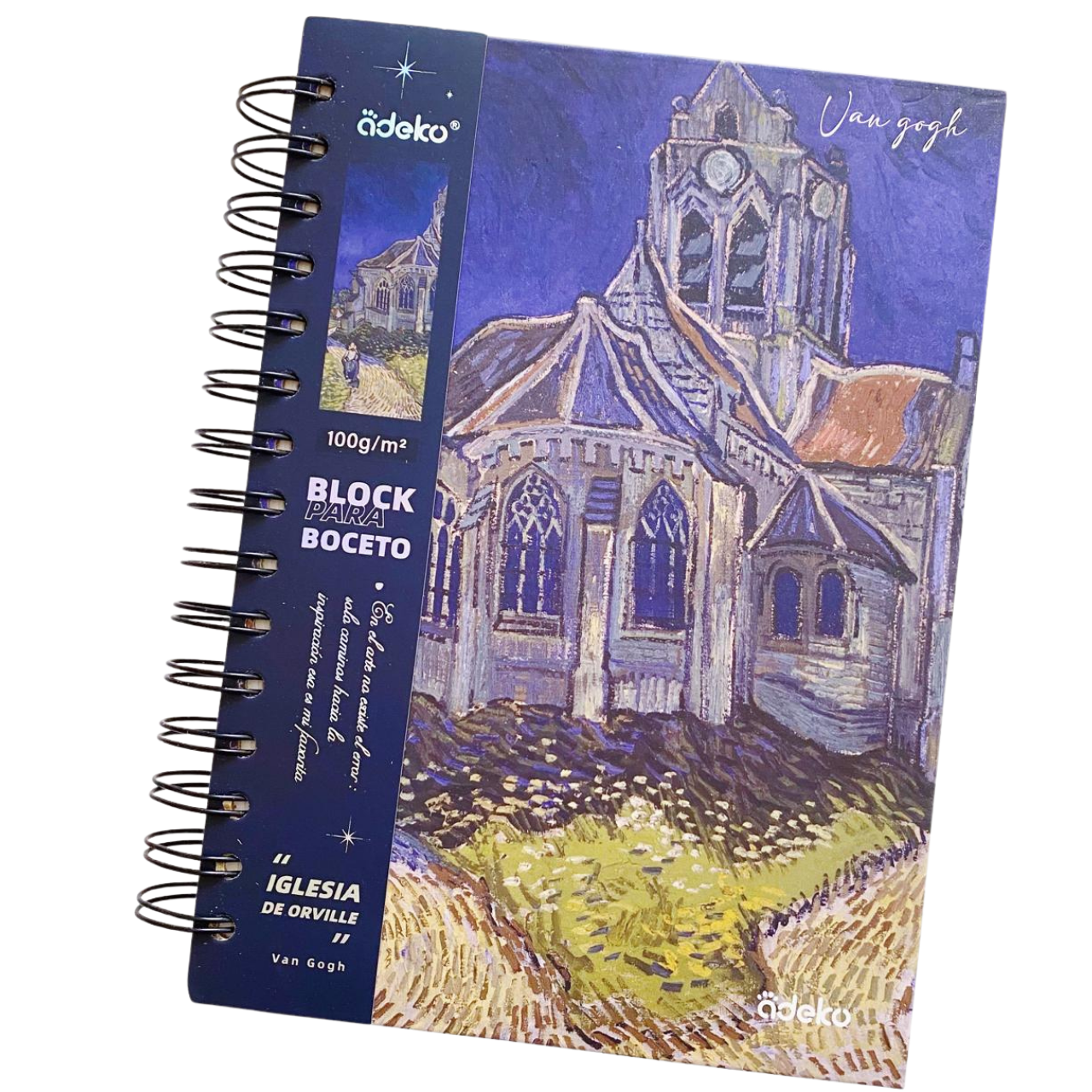 Libreta Sketchbook Hojas Blancas Van Gogh A5