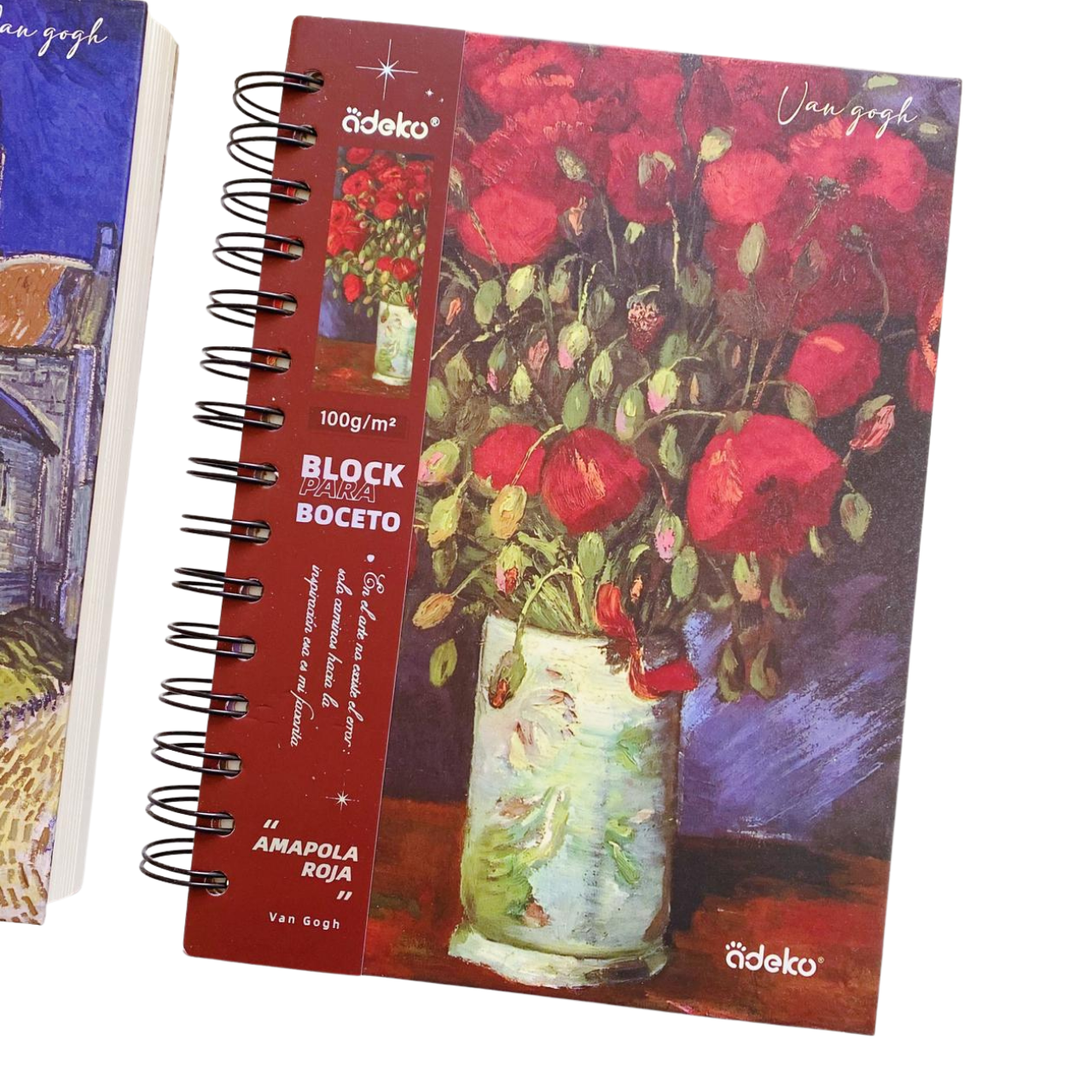 Libreta Sketchbook Hojas Blancas Van Gogh A5