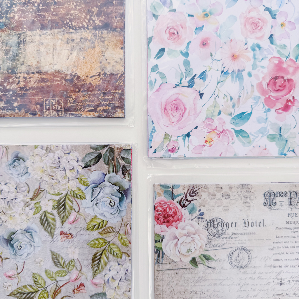 Block de Papel Decorado 6x6” 🌸📄✨