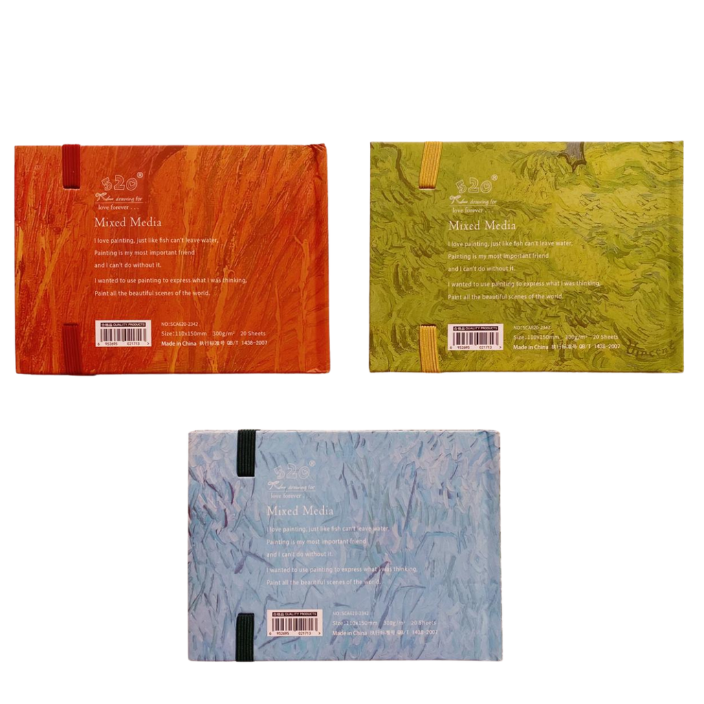 Libreta Sketchbook Hojas Blancas Van Gogh Forma Italiana