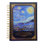Libreta Hojas Negras - Francés Van Gogh