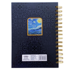 Libreta Hojas Negras - Francés Van Gogh