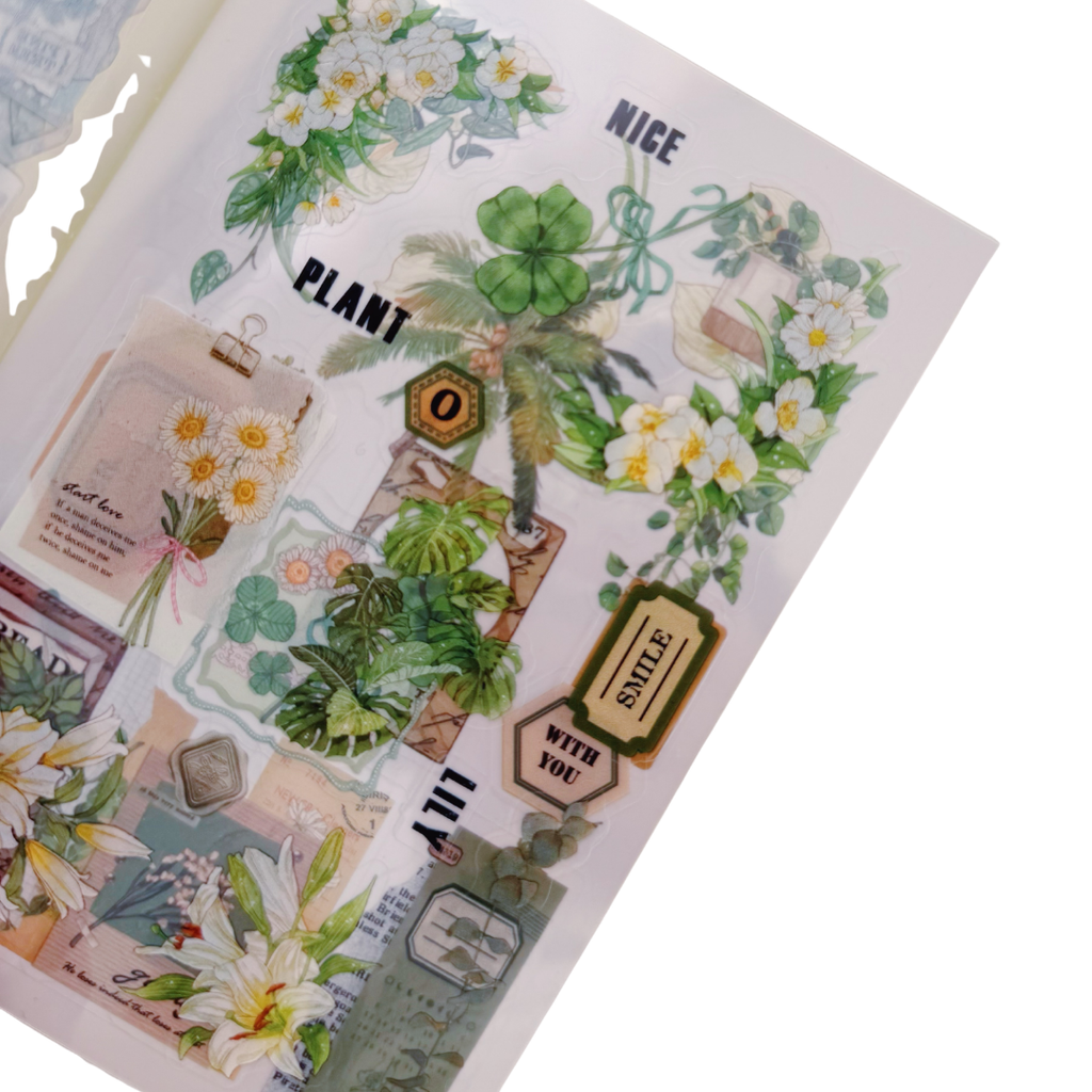 Revista de Stickers - Plantitas Verdes
