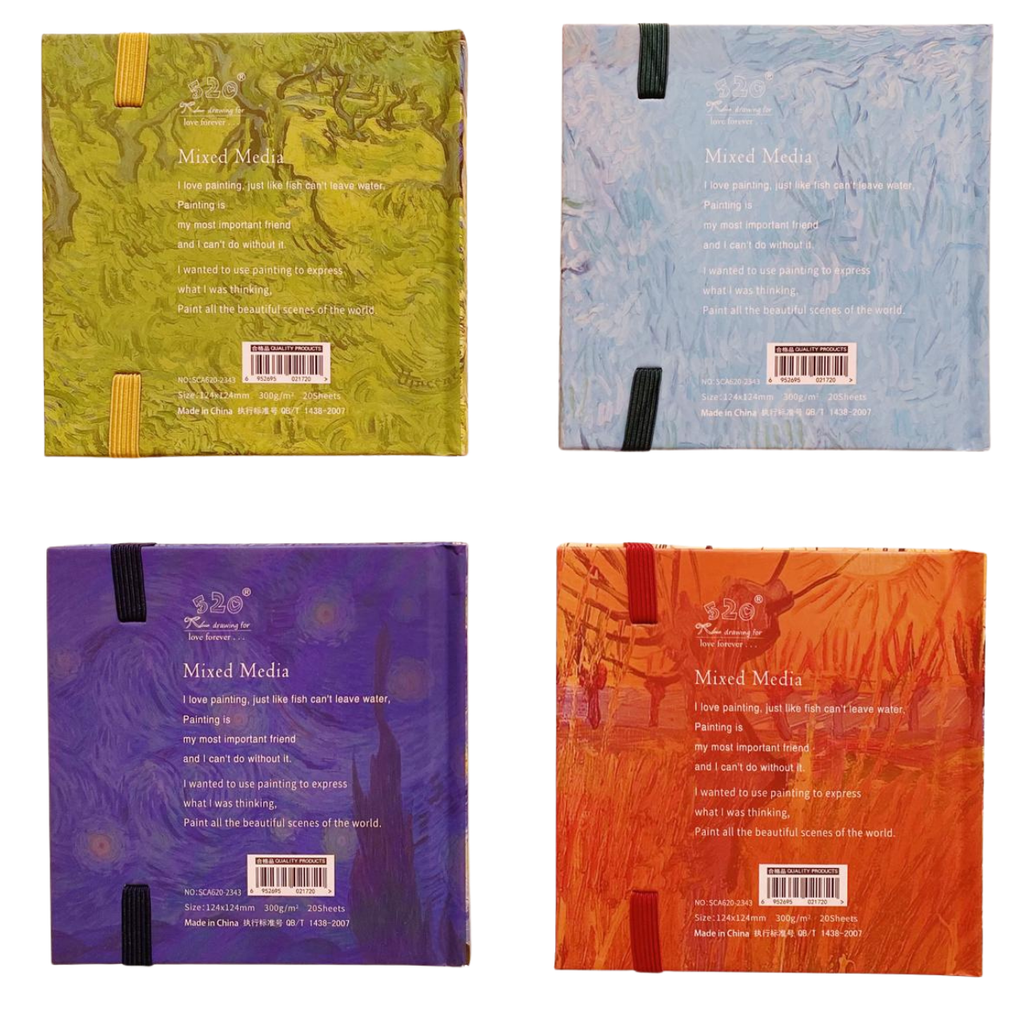 Libreta Sketchbook Hojas Blancas Van Gogh Cuadrada