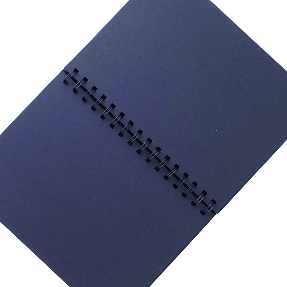 Libreta Hojas Negras - Black Spazio A5