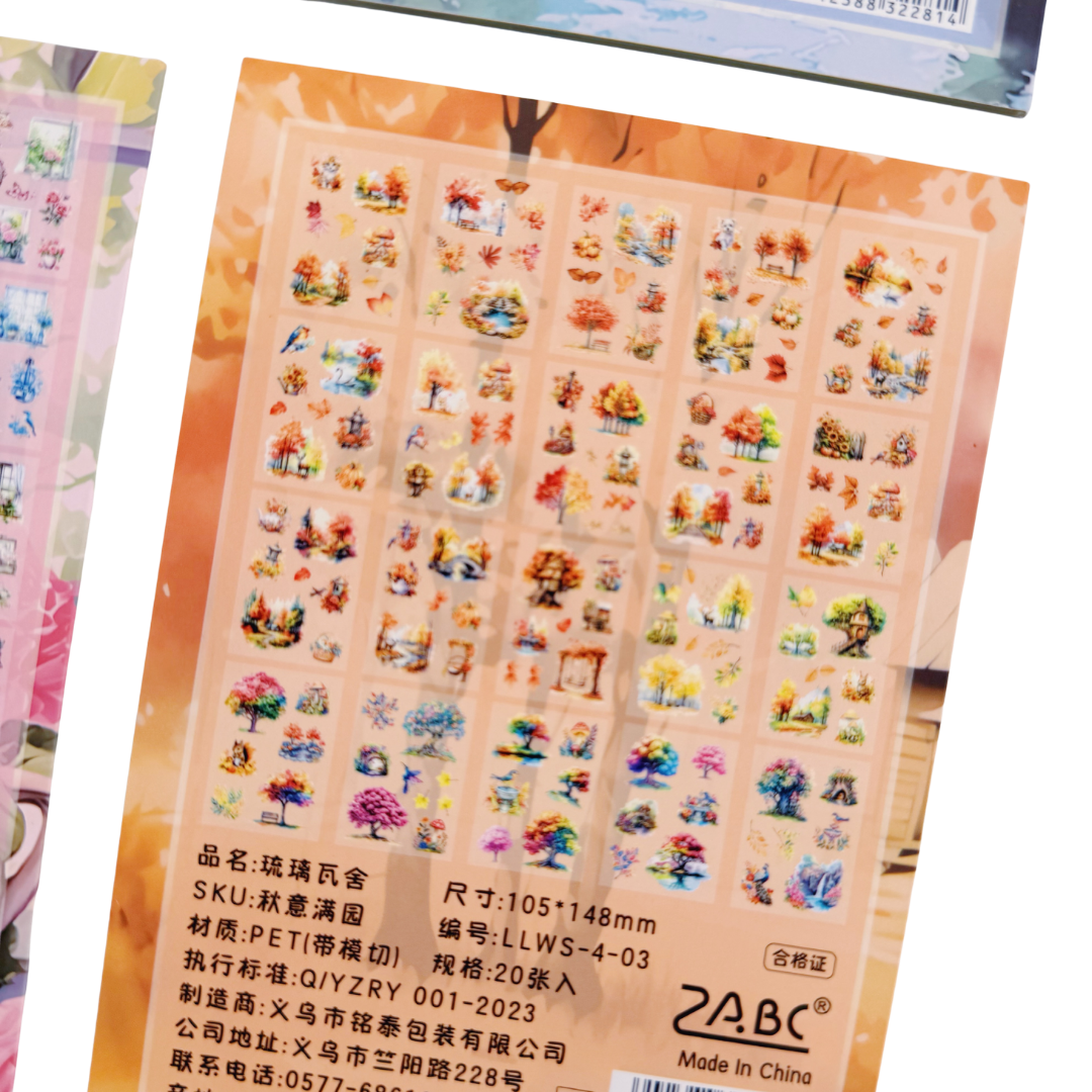 Revista de Stickers - Garden