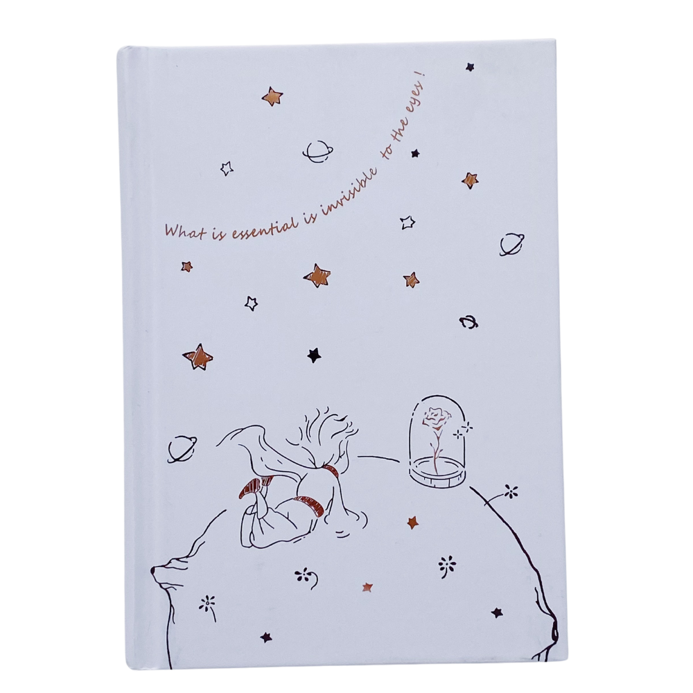 Libreta Hojas Negras - Portada El Principito