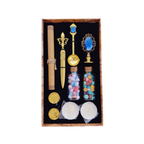 Set de Sellos de Lacre Vintage con Accesorios