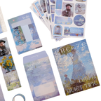 Woman With a Parasol - Kit de Journal - Stickers, Papel Decorado y Washitapes