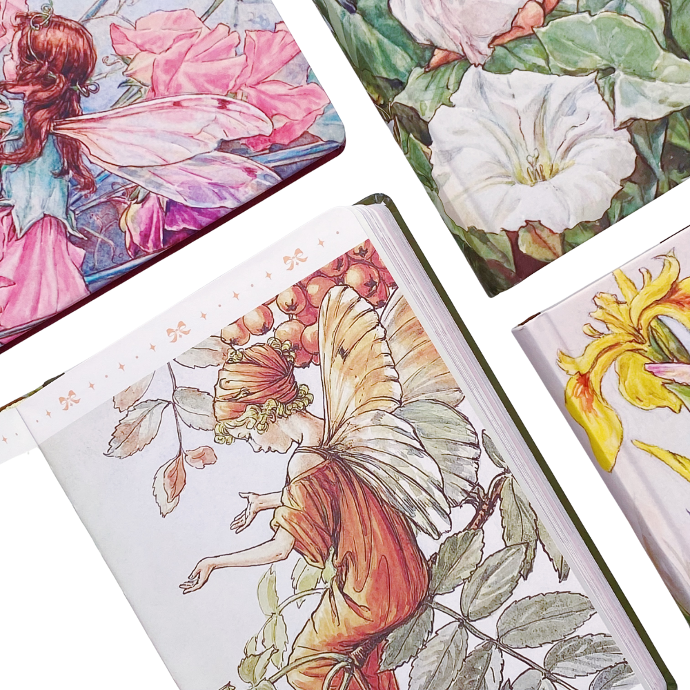 Libreta Hojas Decoradas Flower Fairies Textura