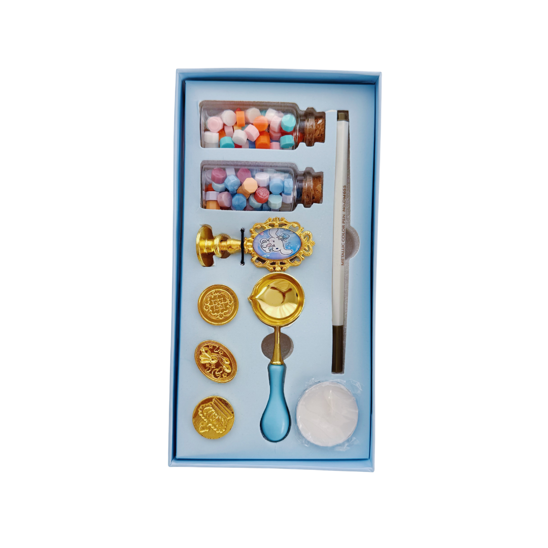 Set de Sellos de Lacre con Accesorios