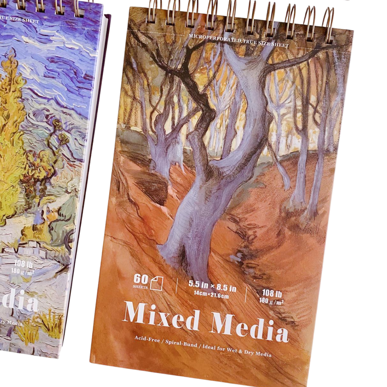 Libreta Sketchbook Hojas Blancas Para Mixed Media