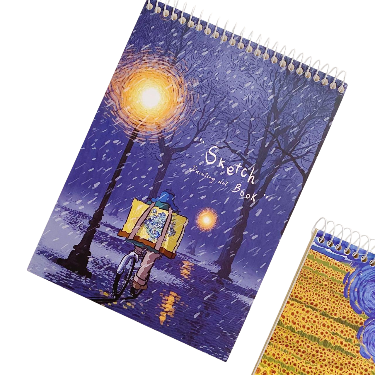 Libreta Sketchbook Hojas Blancas Van Gogh Comic