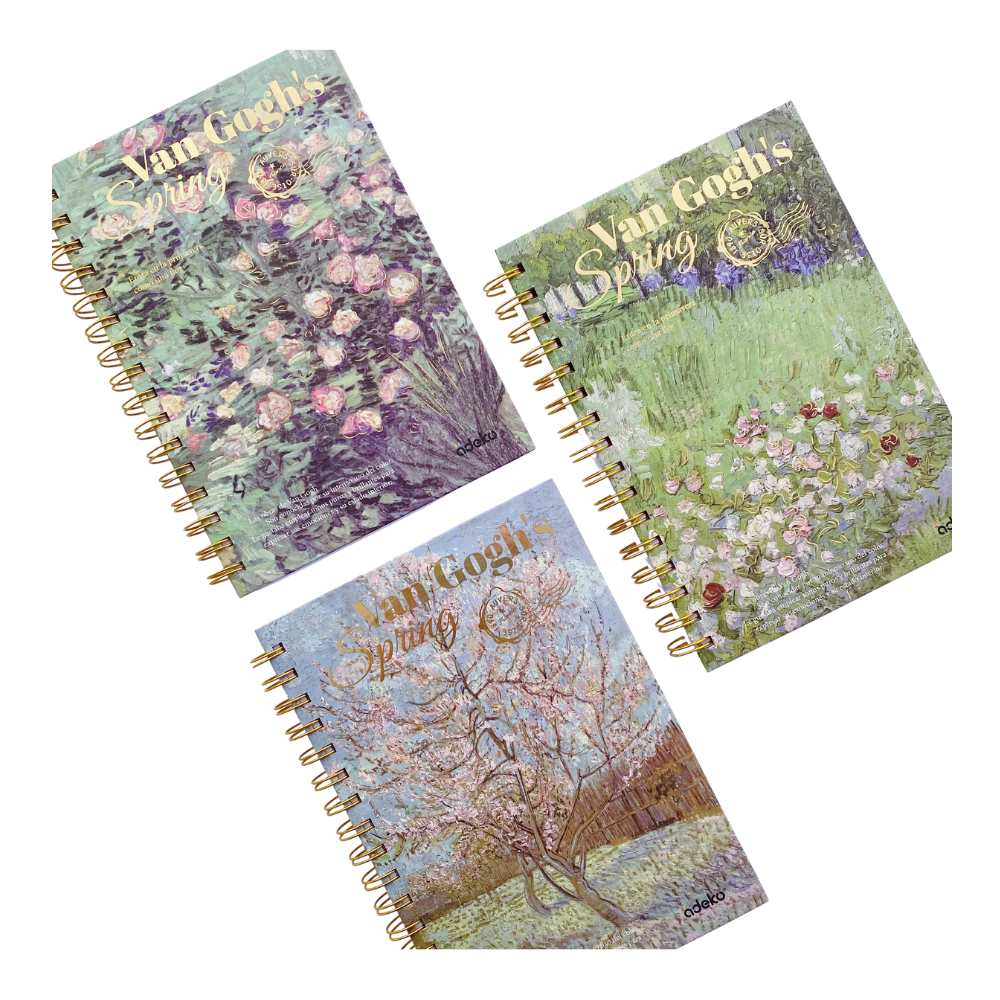 Libreta Sketchbook Hojas Blancas Van Gogh Spring