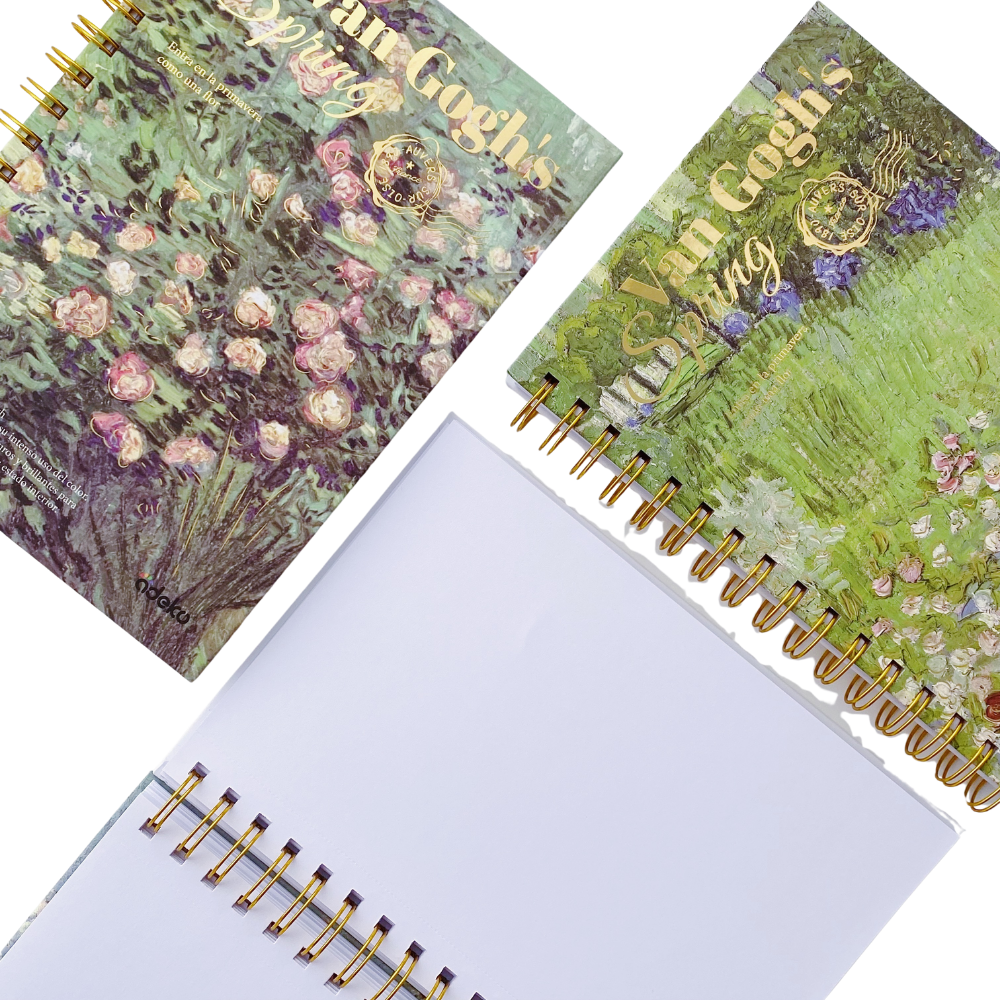 Libreta Sketchbook Hojas Blancas Van Gogh Spring