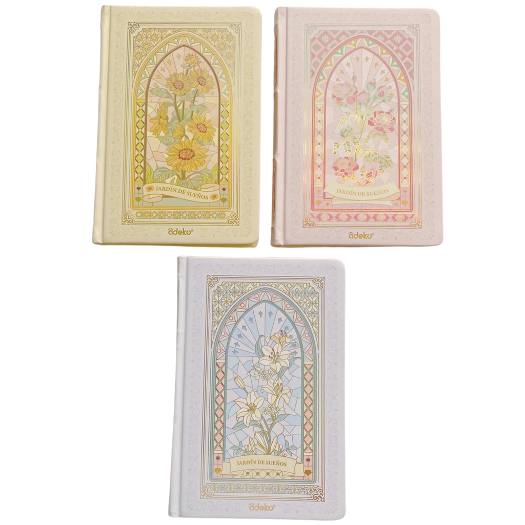Libreta De Hoja Decorada Jardin De Sueños