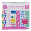 Book Club  - Paper Pad 12 x 12 in - Card Stock