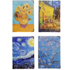 Libreta Sketchbook Van Gogh Con Foil Hojas Blancas