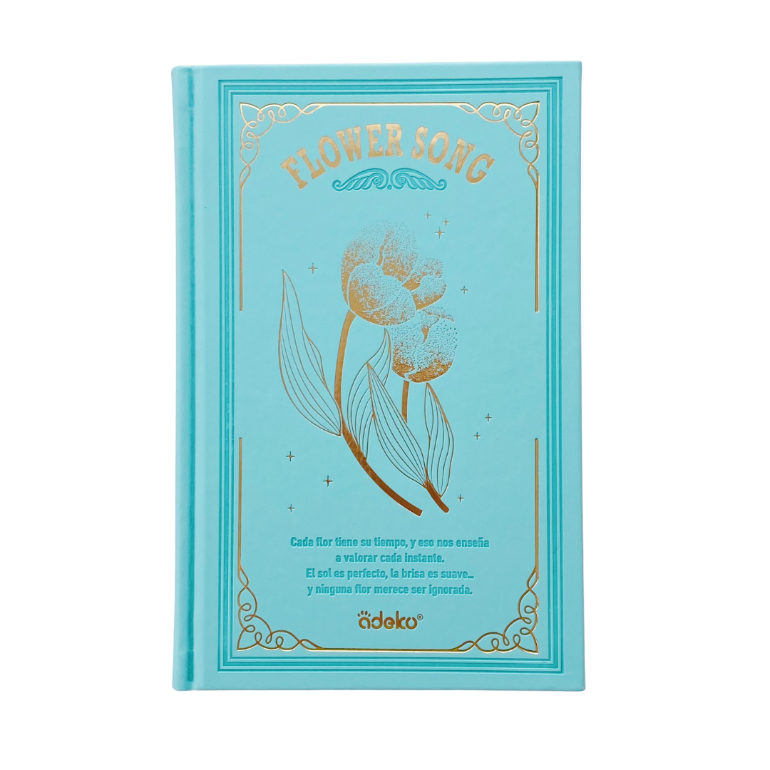 Libreta Decorada Flower Song