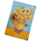 Libreta Sketchbook Van Gogh Con Foil Hojas Blancas