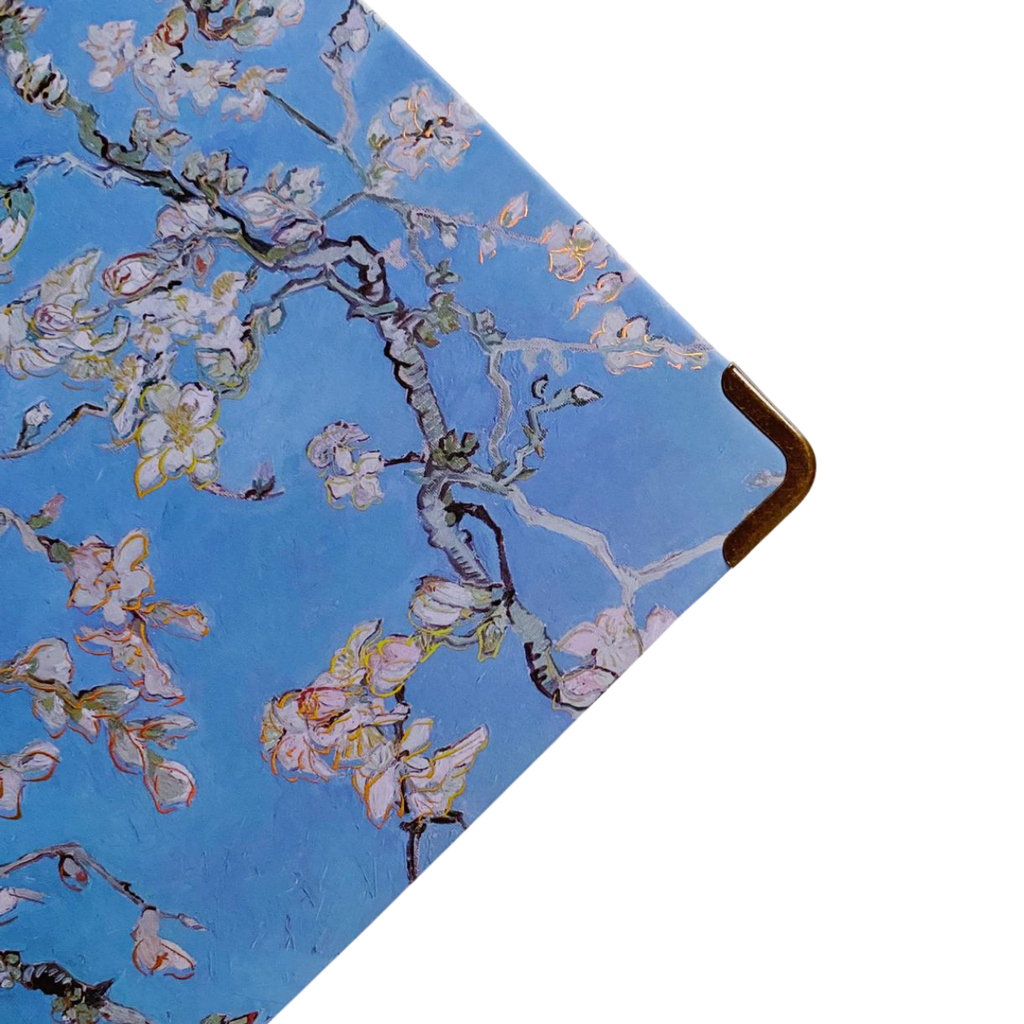 Libreta Sketchbook Van Gogh Con Foil Hojas Blancas