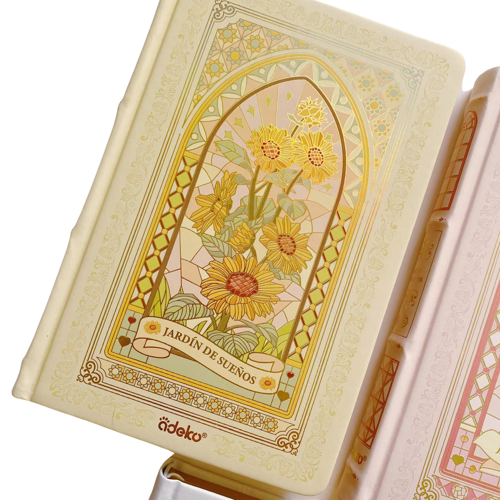 Libreta De Hoja Decorada Jardin De Sueños