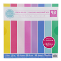 Fresh Solids - Paper Pad 12 x 12 in - Card Stock